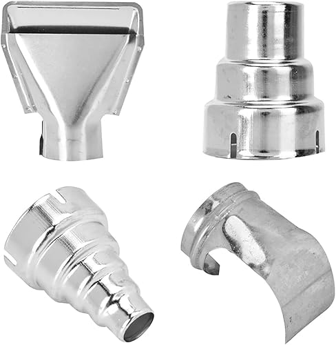 Miniatura 9 de Kit de pistola de calor, 4 piezas de pistolas de calor, kits de boquillas de aire, puntas de boca, kit eléctrico, accesorios industriales, envoltura