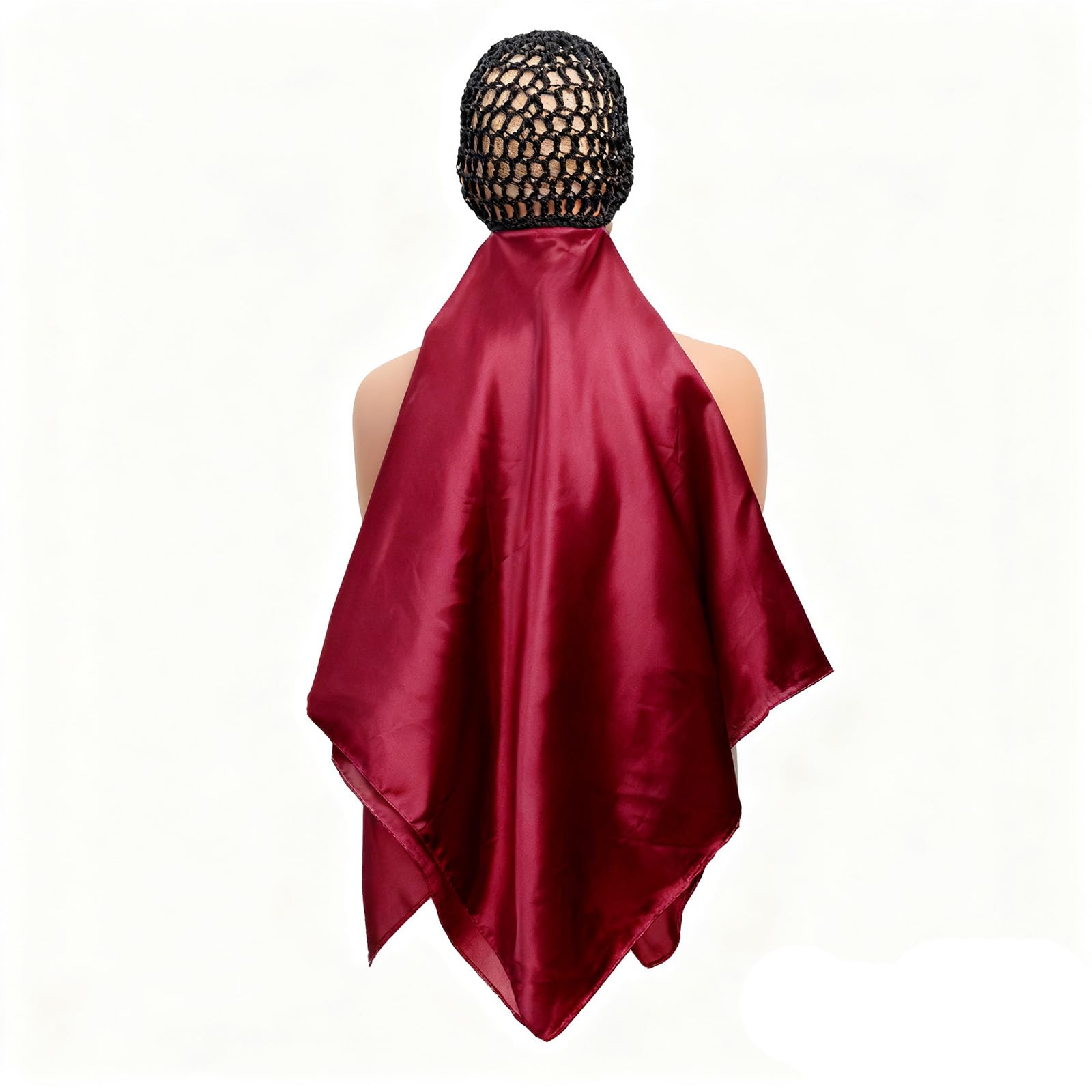 Amazon.com: ROSEBONY Wrap Cap Hair Net with Scarf, Heatless Silk