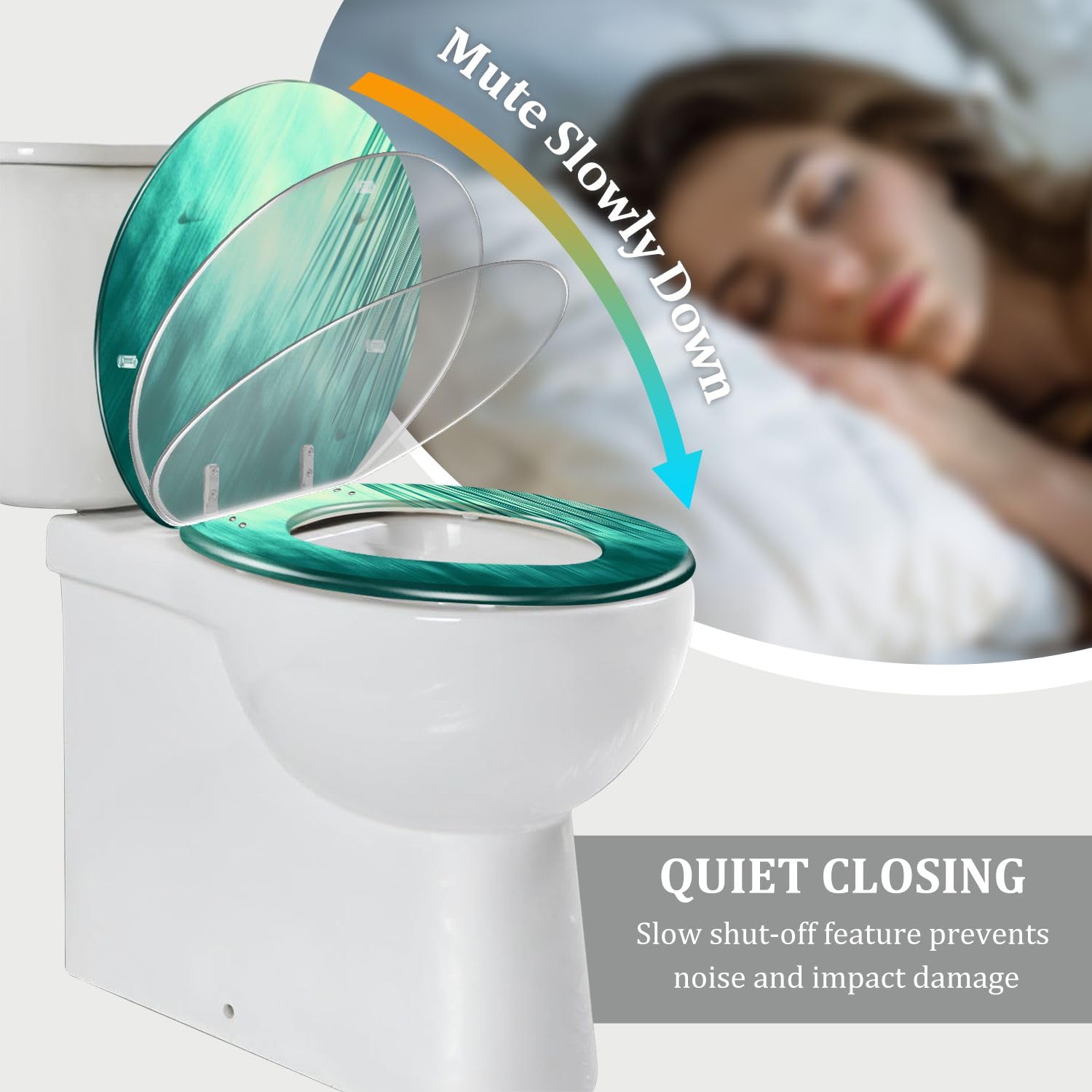 Sedile WC generico in resina