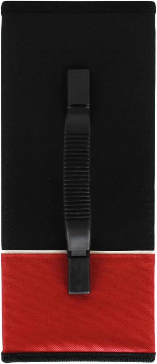 (1) CD/DVD Binder - 360 Capacity - Black & Red- #2-CRY-E360RD