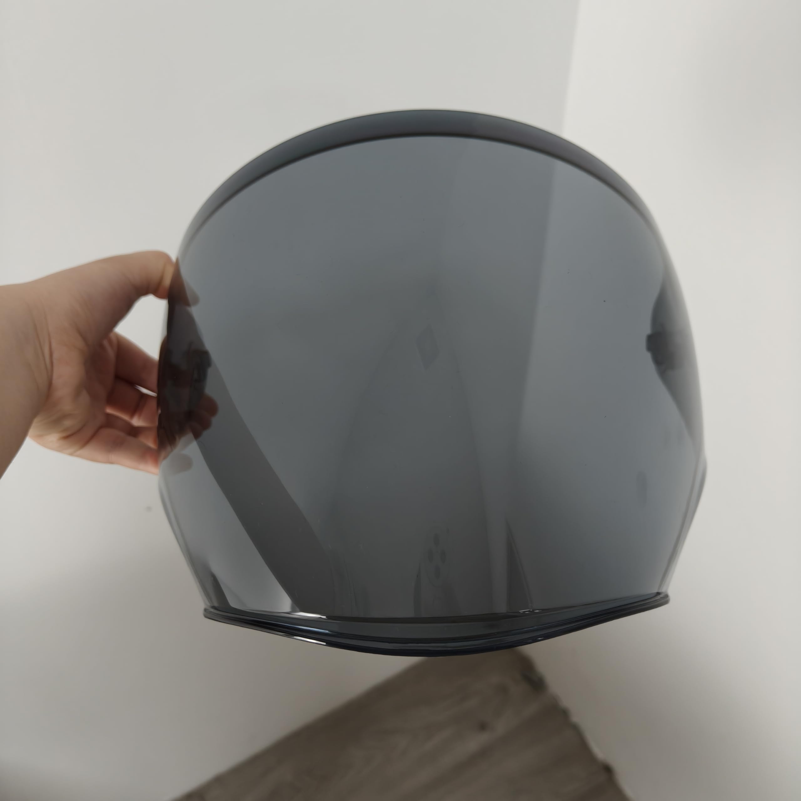 YMTSGEQ Helmet Visor Replacement for NFJ.Motorcycle Helmet Shield UV Protection Compatible with KYT NFJ (Light Black)