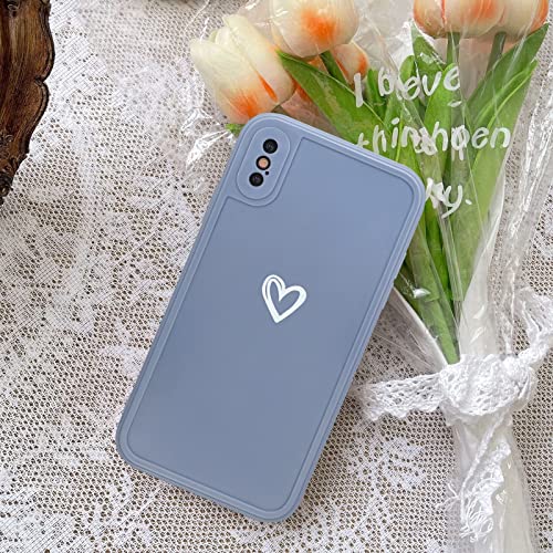 Newseego Compatible for iPhone XS MAX Phone Case, Fashion Cute Love-Heart Shape Simple Pattern iPhone XS MAX Soft Silicone Case Slim Light-wight Protective Back Cover TPU Case for iPhone XS MAX-Grey Newseego Compatible for iPhone XS MAX Phone Case, Fashion Cute Love-Heart Shape Simple Pattern iPhone XS MAX Soft Silicone Case Slim Light-wight Protective Back Cover TPU Case for iPhone XS MAX-Grey
