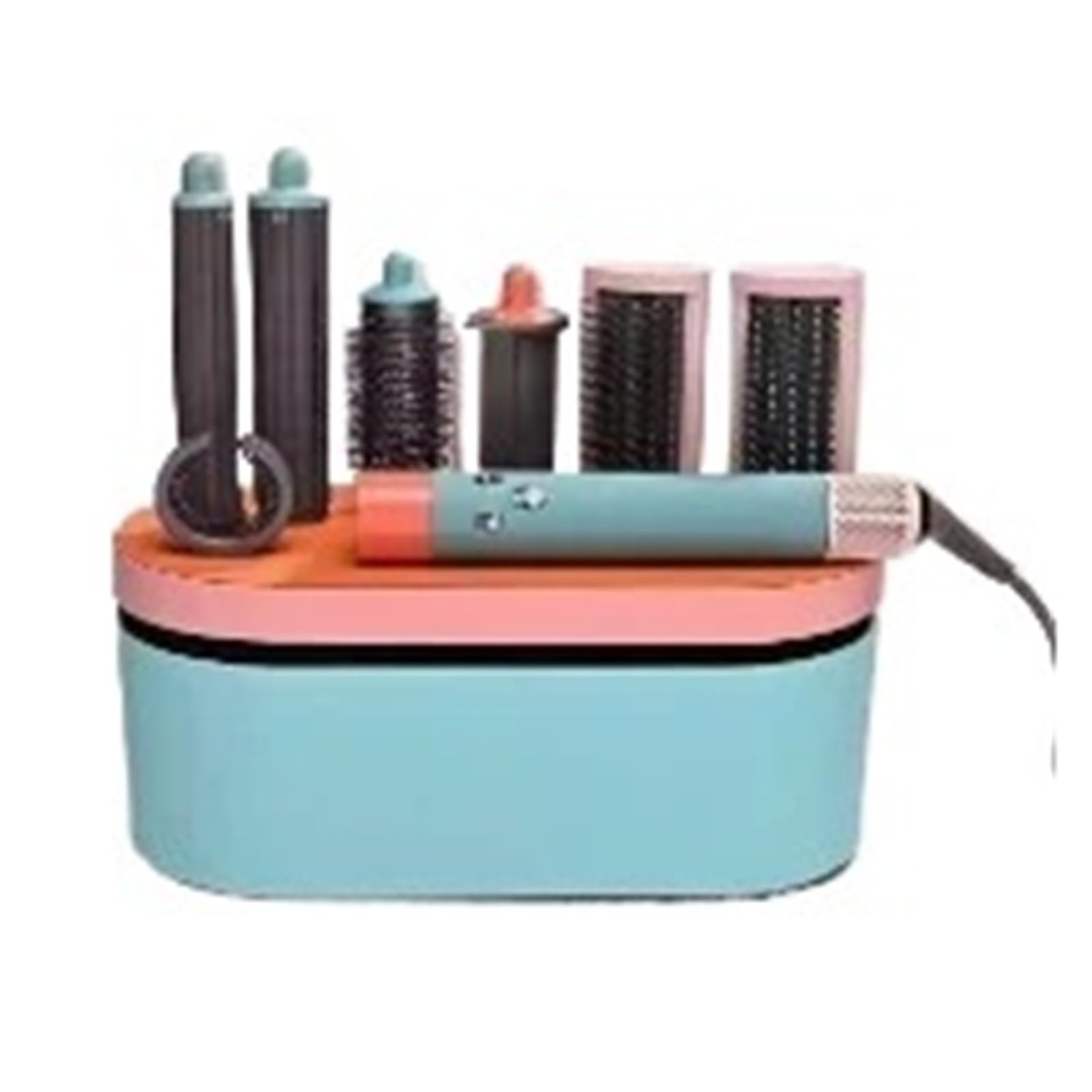 Multi-Function Hair Curling Iron and Straightener Kit with Heat Comb - Professional Styling Tool for Home Use Sky