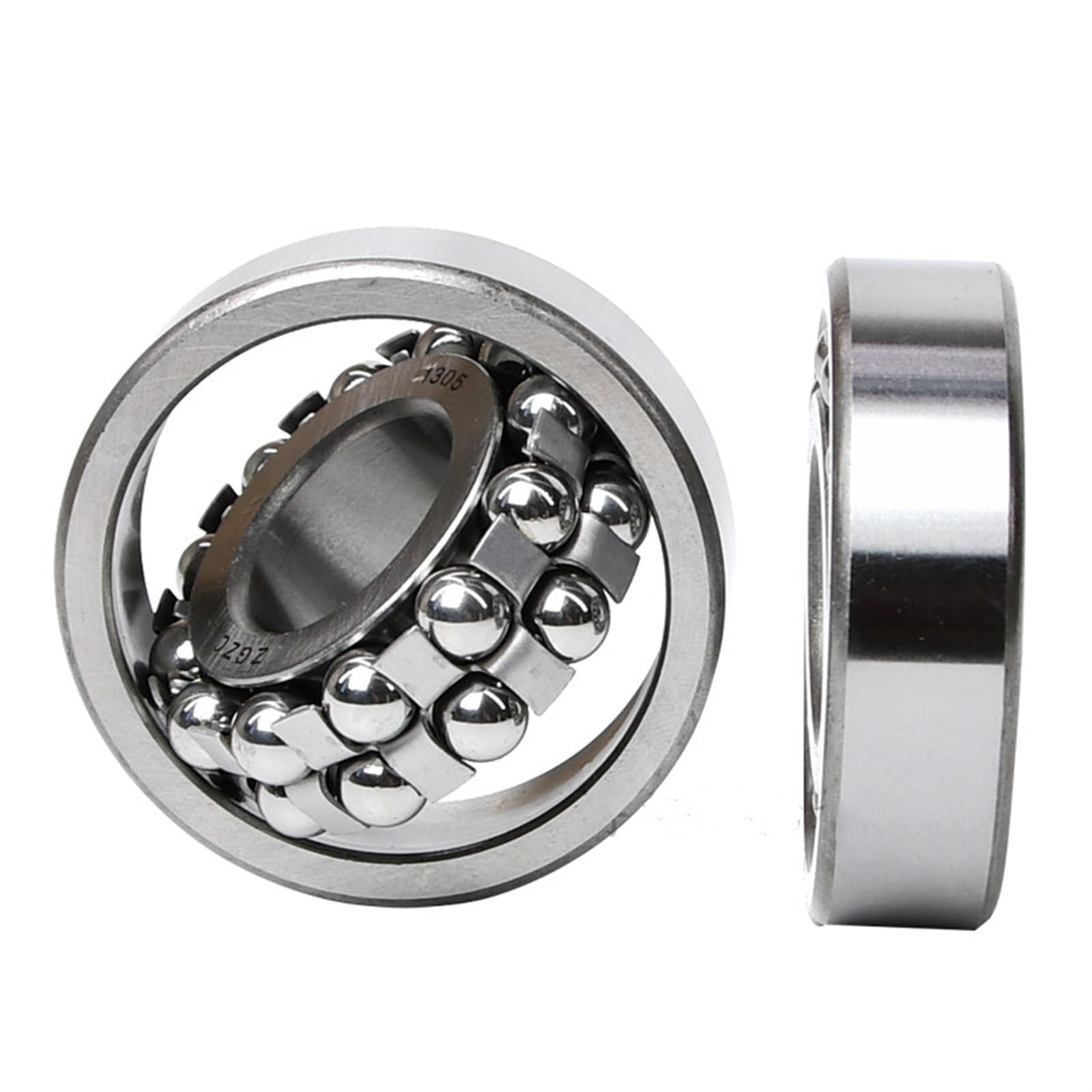 MIELEU Aligning Ball Bearings Cuscinetto orientabile a Sfere a Due corone di Sfere 1200 1201 1202 1203 1204 1205 1206 ATN for Ball Bearing Skate Bearings (Size : 1206)