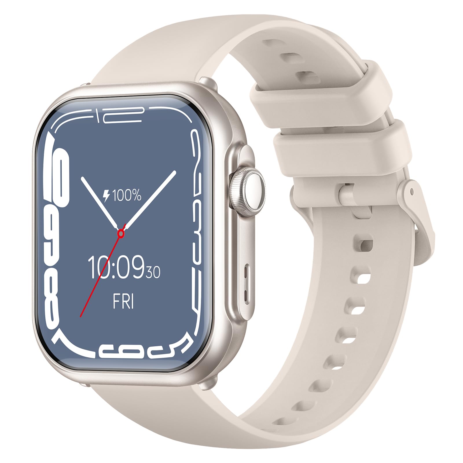 RUXINGX Smart Watch for Women Men: 30-Day Battery Life Smartwatch with SpO2 Blood Oxygen/Heart Rate Monitor, Sleep Tracking, Bluetooth Calls for iPhone Android, 120+ Sports Modes, IP68, Gray