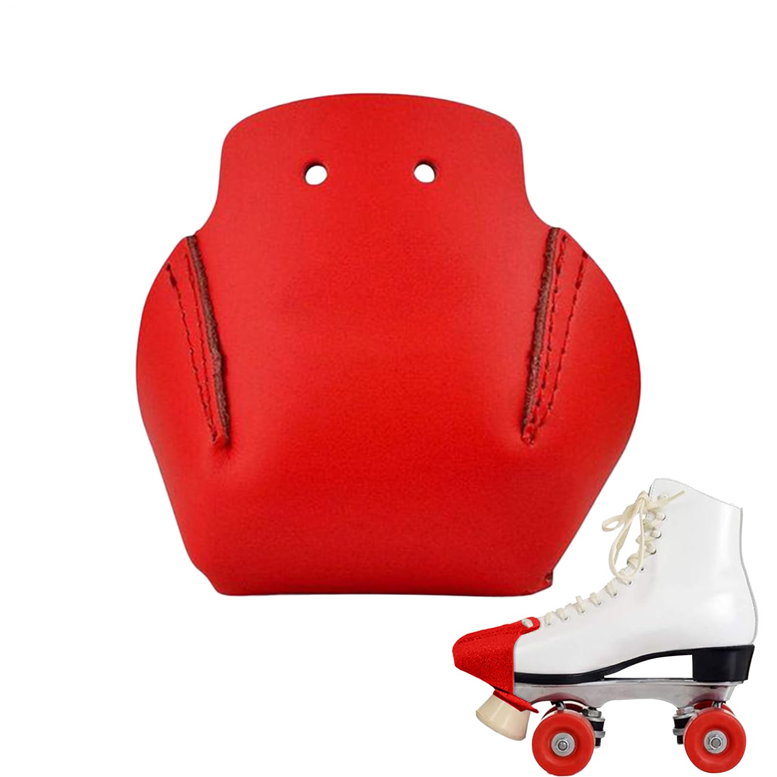 Manolyee Skate Toe Guards - PU Leather Skate Toe Guard,Anti-Friction Cover for Kids Beginners Skating Women Men Winter Sports