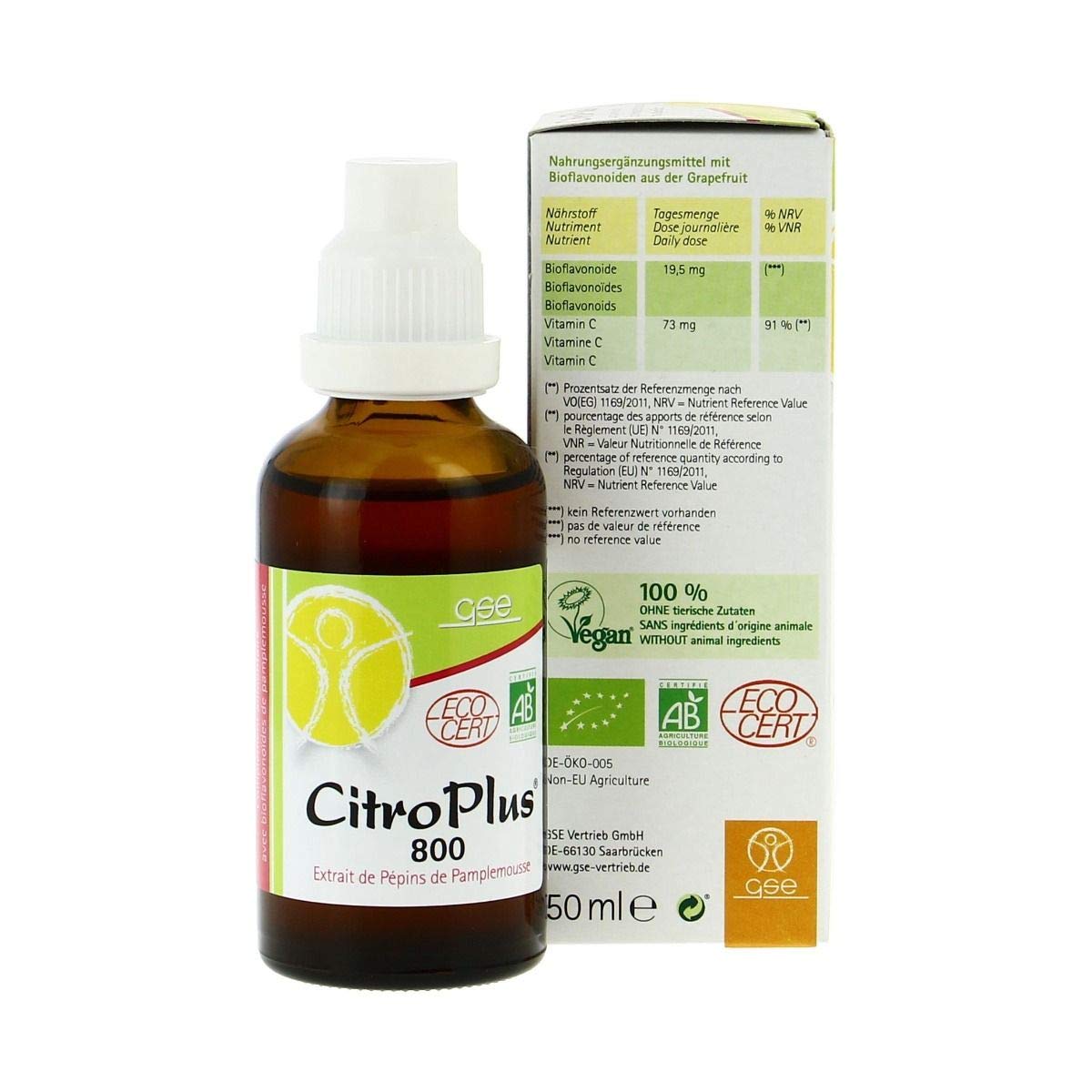 GSE Citroplus 800 Bio 50ml