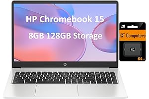 HP Chromebook 15.6": 8GB RAM for Enhanced Productivity
