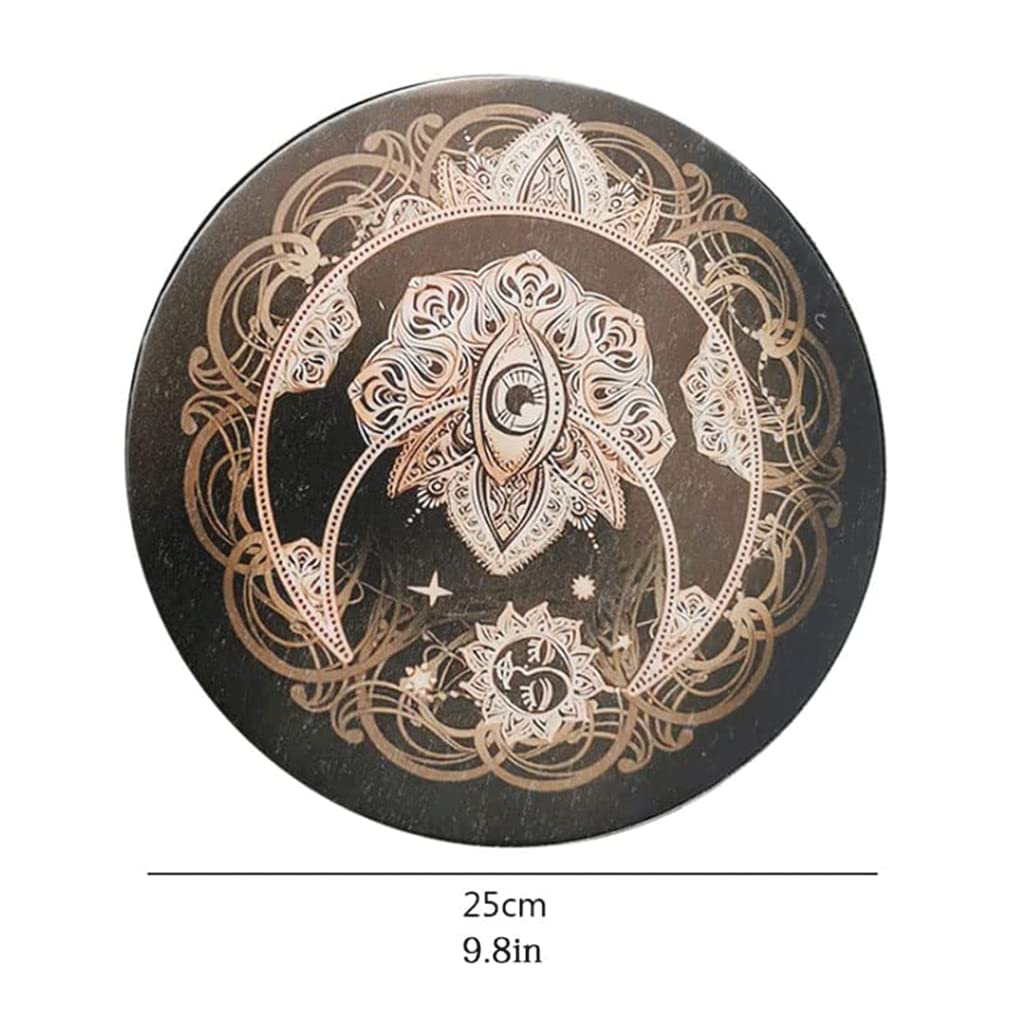 PAASHE Handpan Tambour Shaman Tambour Tambour Fait à la Main Facile à Apprendre Handpan Tambour Portable Ethereal Tambour Adulte Débutant Langue Tambour Haute qualité