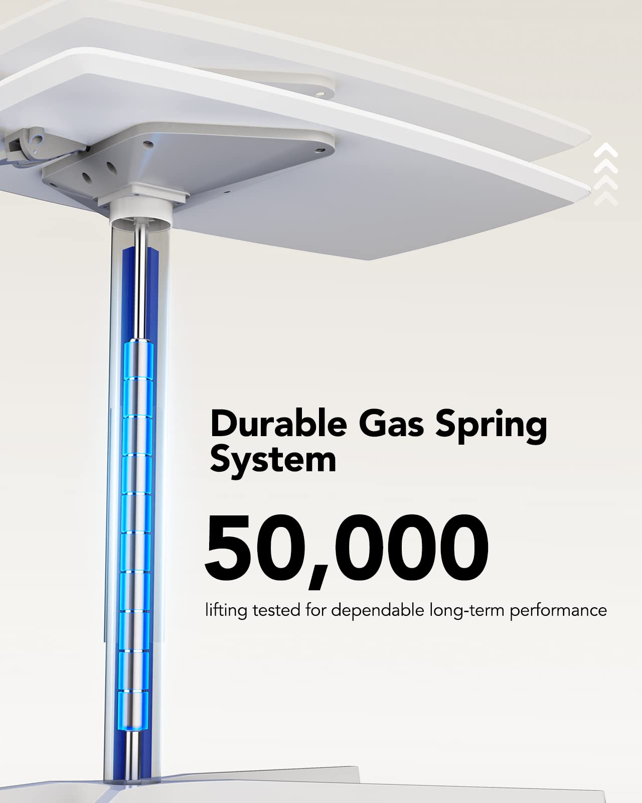 HUANUO 30 X 19 Inch Mobile Standing Desk, Height