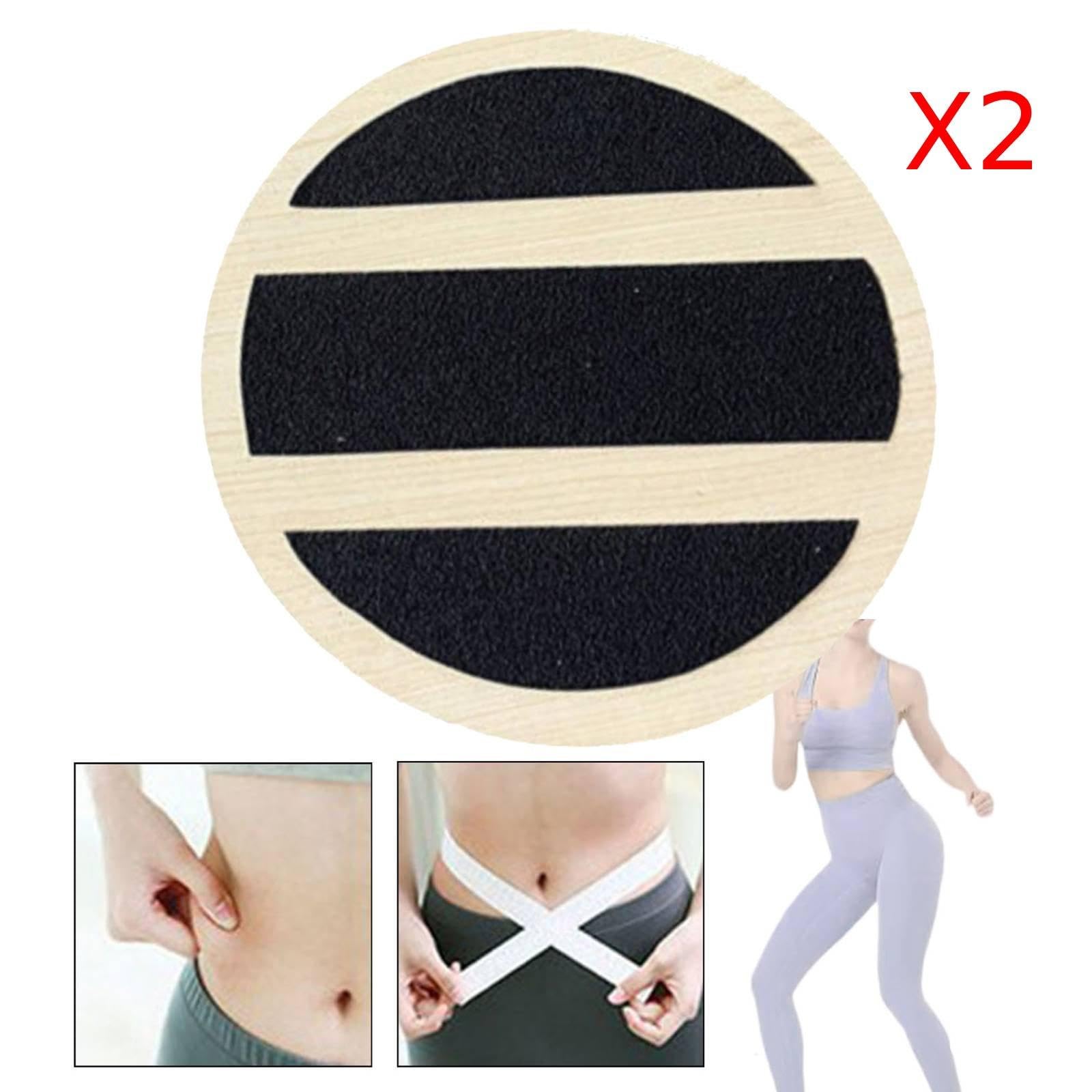 Pedana per Allenamento dei Muscoli Addominali in Due Pezzi, Realizzata in Legno, Portatile per Palestra Domestica, con Disco Rotante per La Vita.