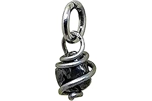 Real Campo del Cielo Meteorite Wire Wrapped Cage Pendant