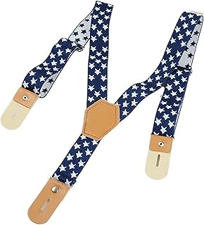 Tirantes Piel Tirantes Botones Infantil Suspensorio Infantil (Color : Pink, Size : 1SIZE)