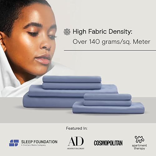 Miniatura 5 de DOZ by SIJO Juego de sábanas 100% bambú orgánico, suave como la mantequilla, refrescante para personas que duermen con calor, sedoso y transpirable,