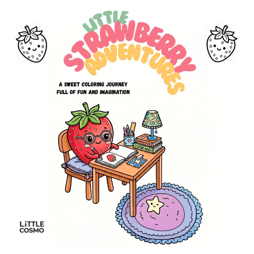 Little Strawberry Adventures: A Sweet Coloring Journey Full of Fun and Imagination