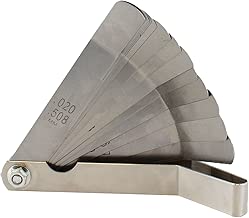 ABN Universal Standard SAE and Metric Offset Valve Feeler Gauge 16-Piece Blade Tool for Measuring Gap Width/Thickness - coolthings.us