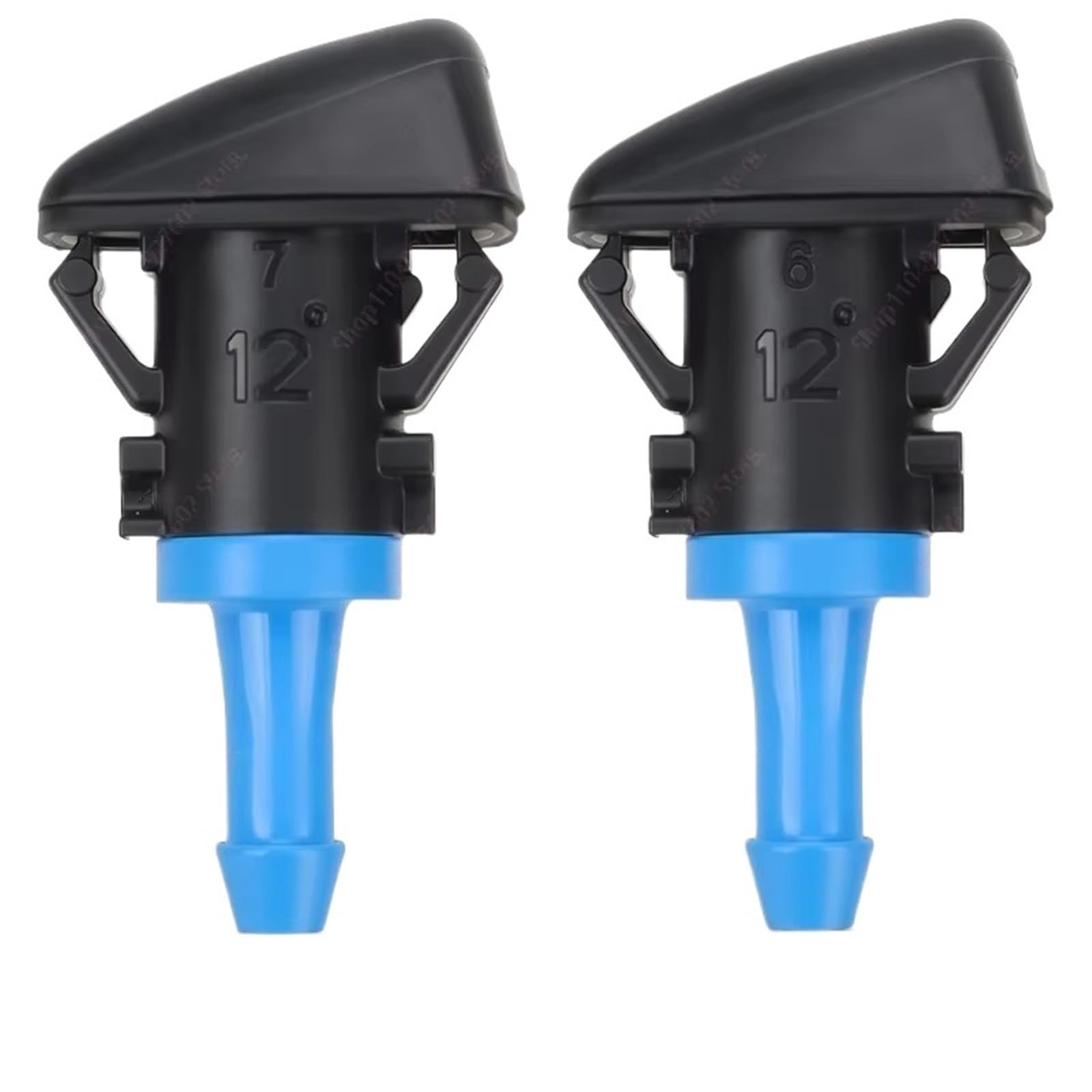 Compatible with Jeep for Compass 2008 2009 2010 2011 2012-2017 2Pcs Car Front Windshield Washer Wiper Nozzles Spray Jet 5303834AB,68024312AB Wiper Nozzles