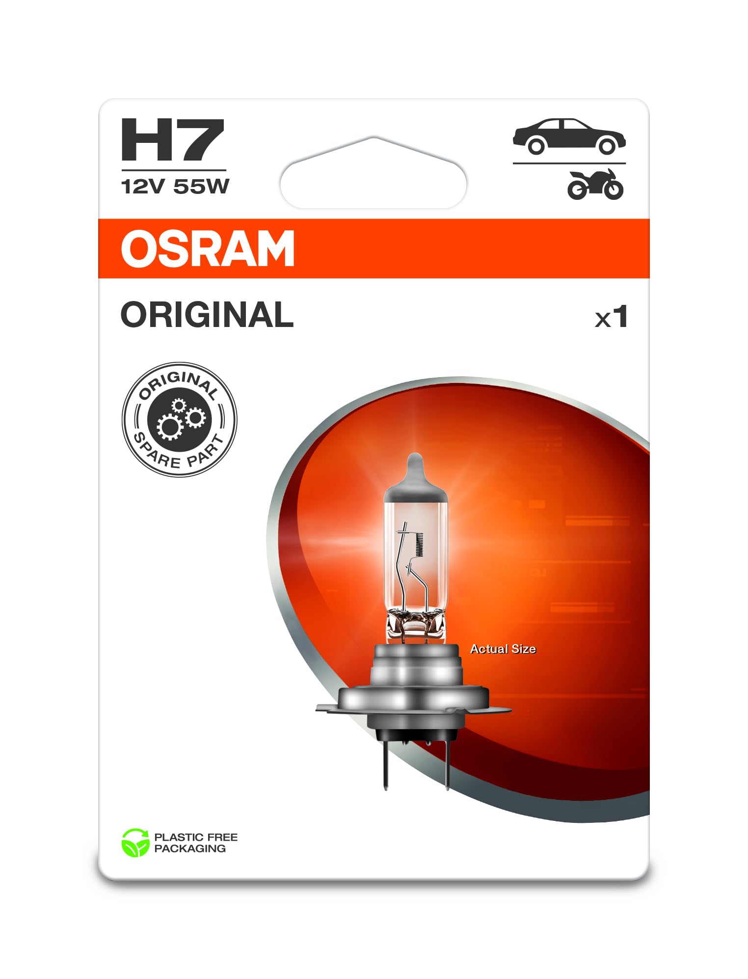 Osram Lampadina auto proiettori H7 12 V