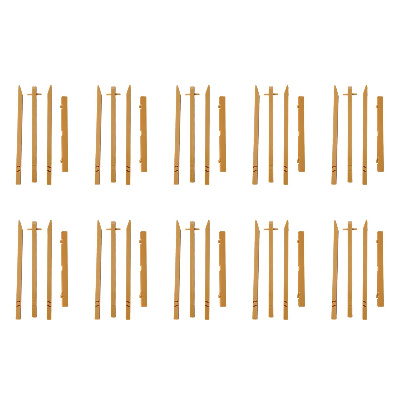 carotoe 10Pcs Sturdy Frame Folding Tabletop Display Easels Triangle Cards Stand for Artists Portable Easels Travel Painting