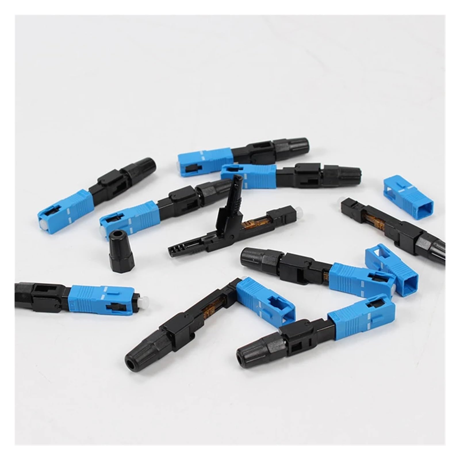 Épisseur de Fibre Optique Kit d'outils Rapides for Fibre Optique FTTH SC UPC, 100 pièces/50 pièces, connecteurs de for Tests(50pcs Scupc)