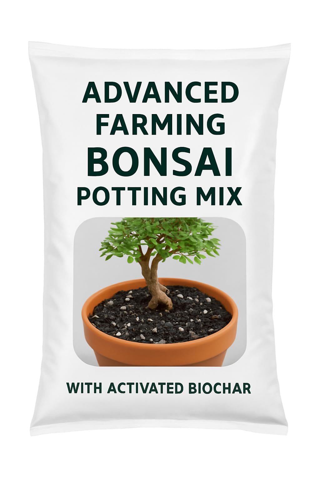 Advanced Farming Bonsai Potting Mix with Activated Biochar – Enhanced Nutrient Absorption & Aeration for Healthier Indoor & Outdoor Trees (50ltr)