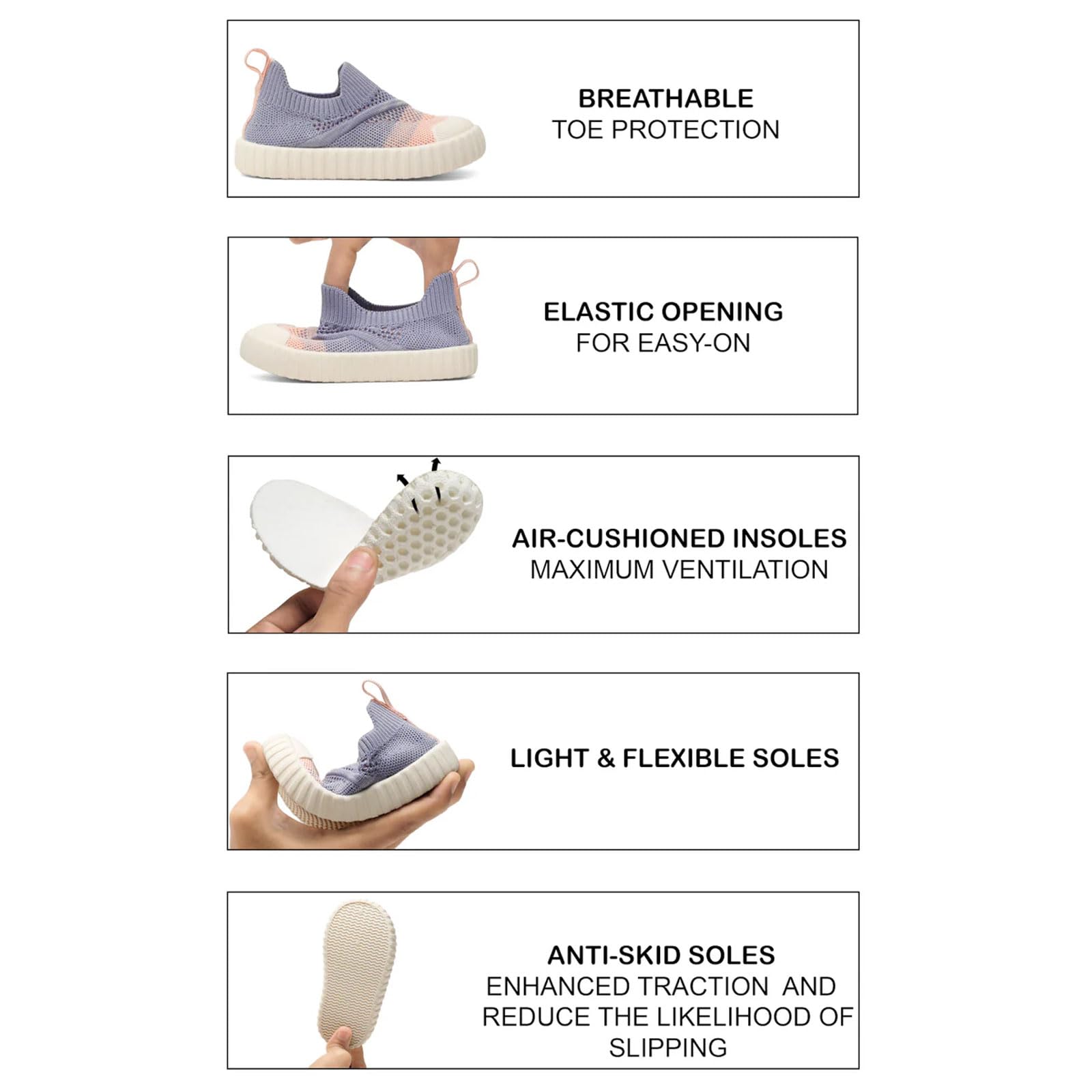 ONYC Shady - Zapatos unisex transpirables para niños