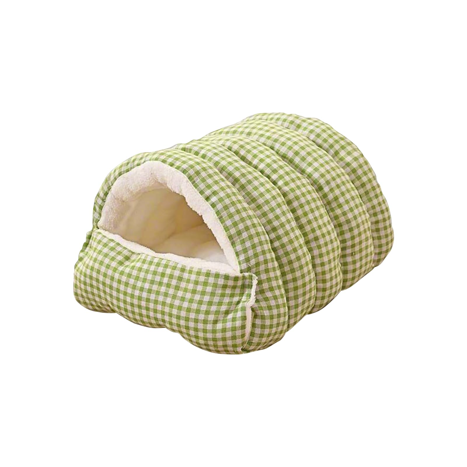 Galatée Cama para Gatos y Perros, Rellena De Algodón PP (L, Verde)