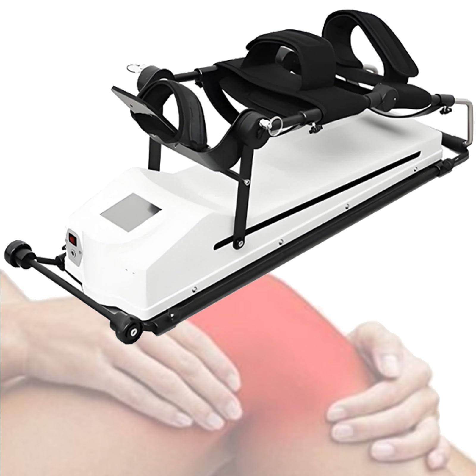 Máquina CPM para flexión y extensión de Rodilla, Equipo de tracción para Miembros Inferiores, Equipo de rehabilitación de piernas con ángulo de 0° a 120° y Ajuste de 10 velocidades L