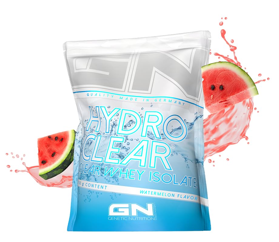 GN Laboratories Hydro Clear Whey Isolate (Watermelon) – 750 g Protein Pulver – Qualitäts Molkenproteinisolat mit 25 g Eiweiß pro Portion – Made in Germany