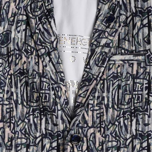 Image of CAVIO Boys Printed Blazer and T-Shirt