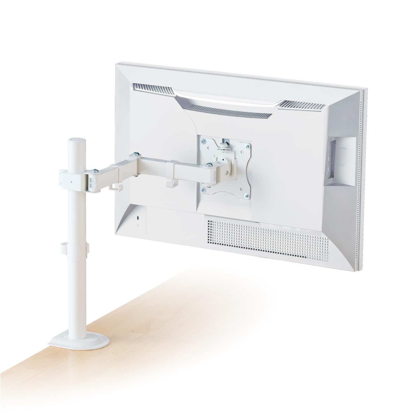 Amazon.co.jp: エレコム モニターアーム ディスプレイアーム シングル