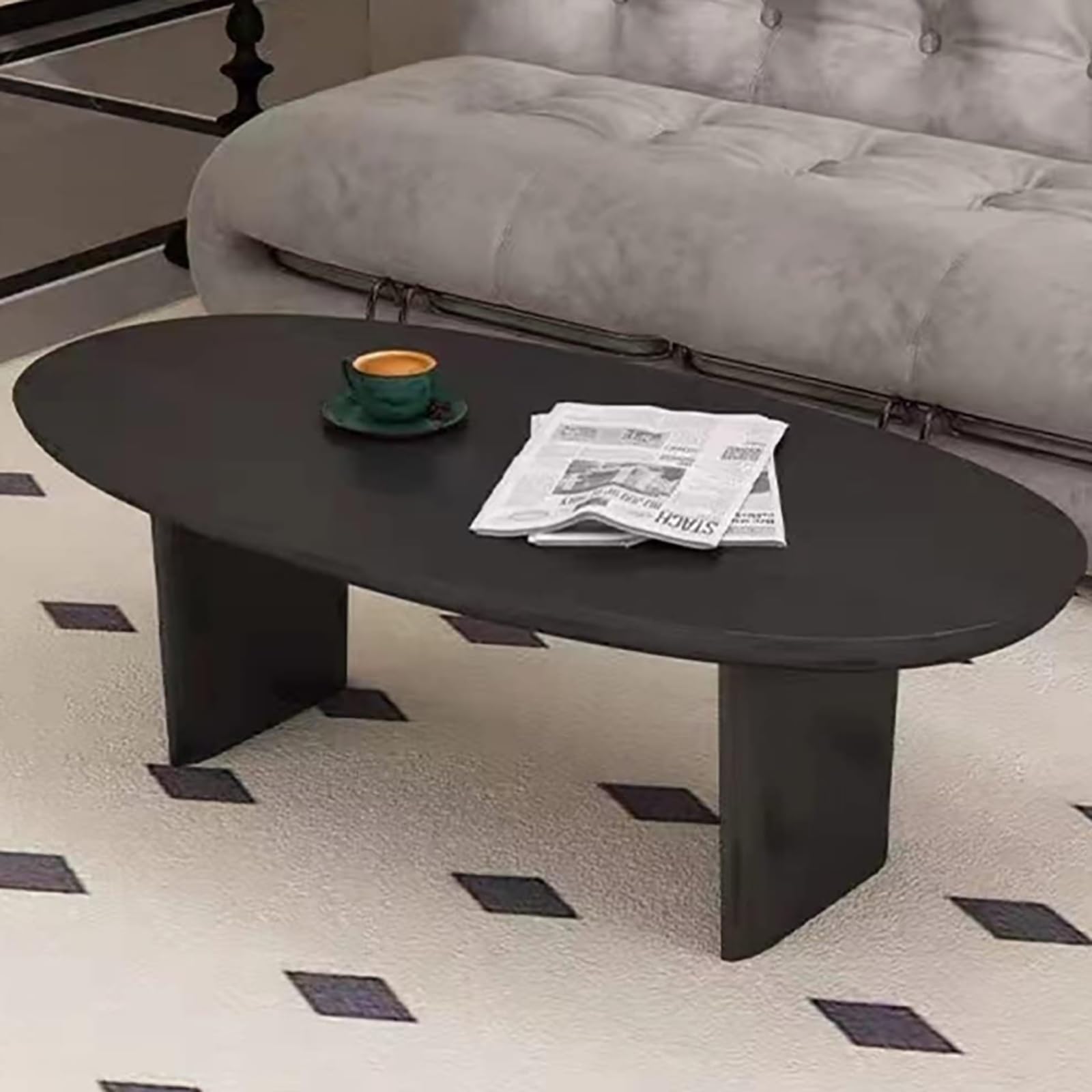ZHUIYI Sofa Side Table, Living Room Japanese Low Table, Solid Wood