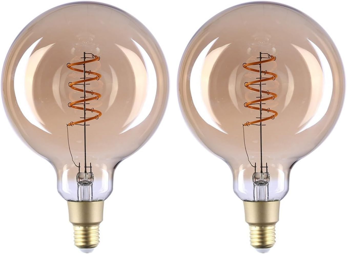 Shelly Vintage G125 | Wlan-gesteuerte Glühbirne mit Dimmung und Leistungsmessung | Hausautomatisierung | iOS Android App | Alexa und Google Home kompatibel | Elegantes Design und energieeffizient