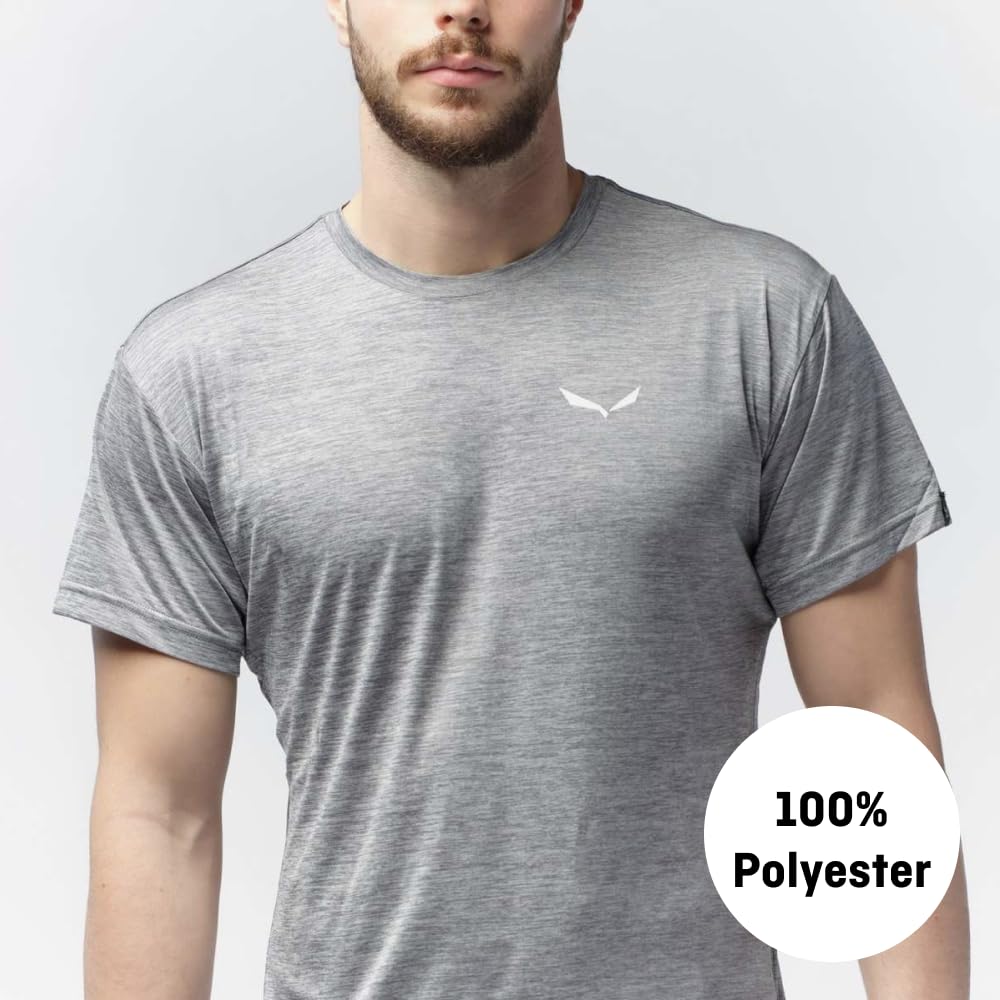 Salewa Puez Melange Dry T-Shirt M, Faded Green Melange, 2XL