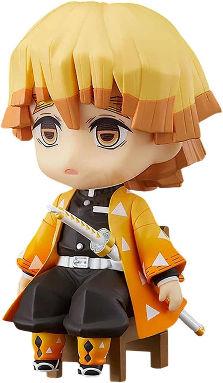 Good Smile Demon Slayer: Kimetsu no Yaiba: Zenitsu Agatsuma Nendoroid Swacchao! Action Figure, Multicolor