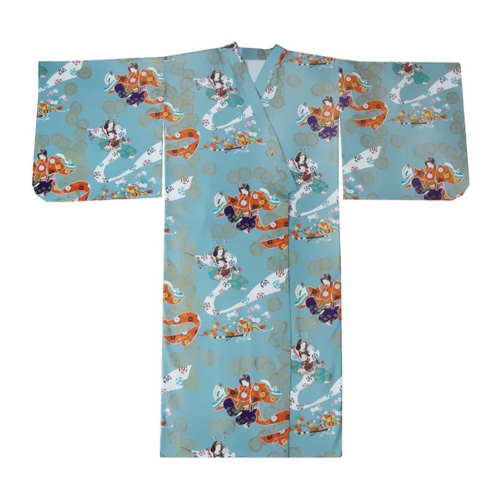 FANCYPUMPKIN Albornoz del traje del Kimono de las mujeres retras del estilo japonés con la pretina, mujeres de la vendimia