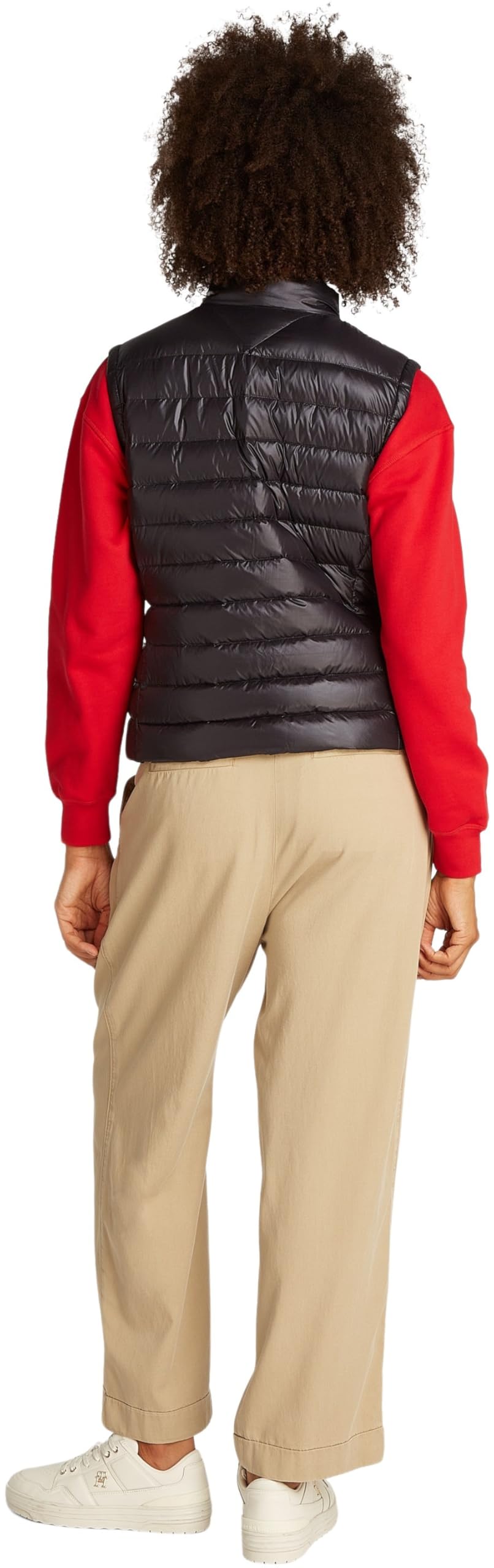 Tommy Hilfiger Damen Weste mit Mock-Kragen