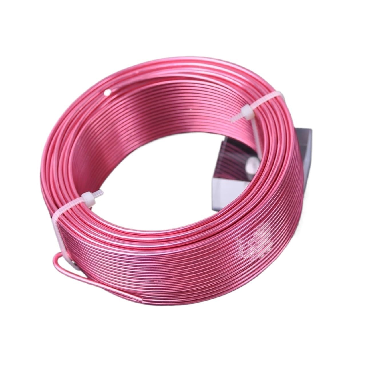 Filo di alluminio per lavori artigianali, 250 g, 5 pezzi, multicolore, 1,0-3,0 mm, per la creazione di gioielli fai da te (3,3 mm (1 rotolo)