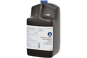 Dynarex Povidone-Iodine Prep Solution: 1-Gallon Antiseptic for Skin and Mucosa