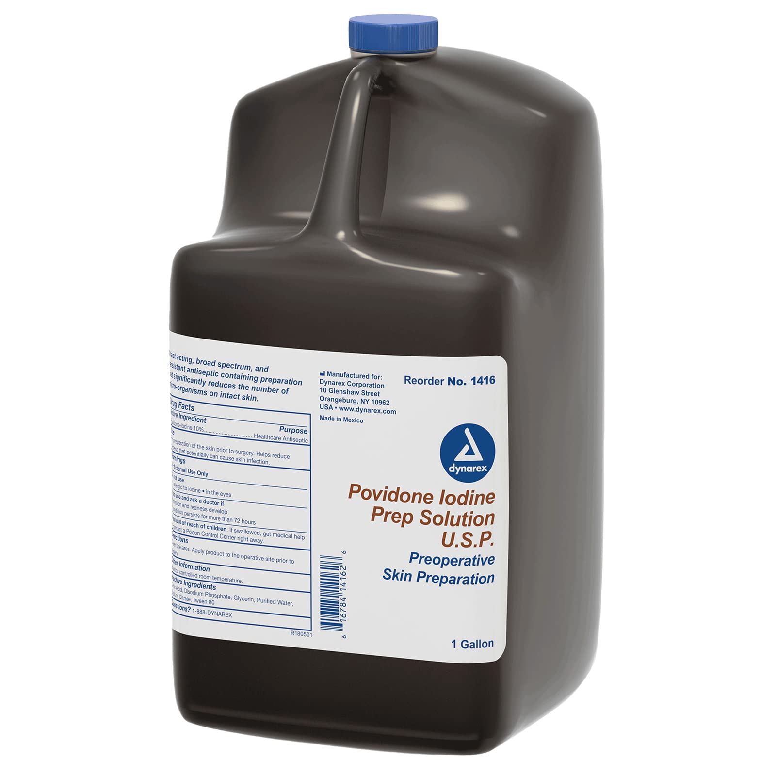 Buy Dynarex PovidoneIodine Prep Solution, Antiseptic Solution for Skin