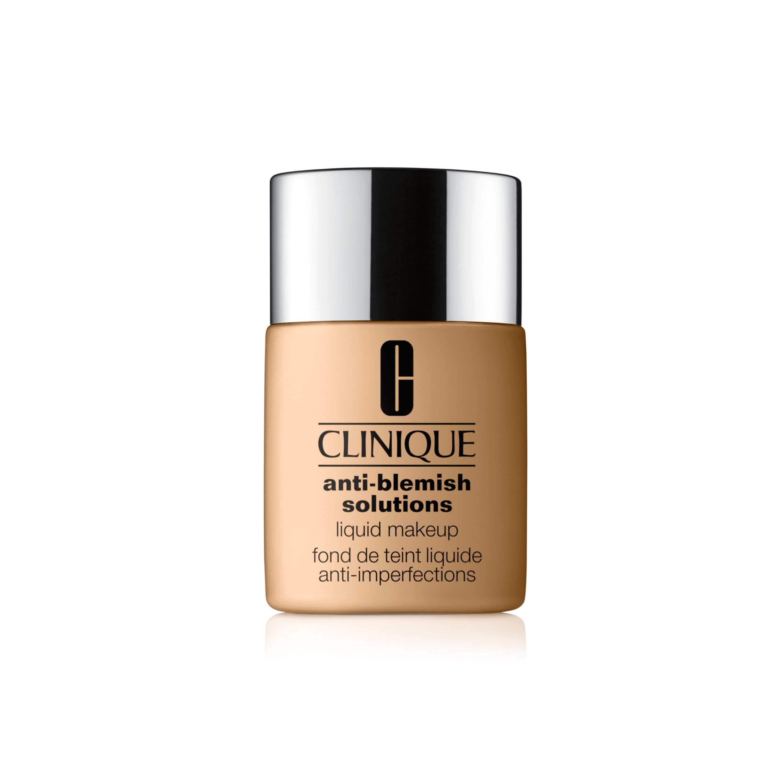 Clinique Anti-Blemish Solutions Liquid Foundation Makeup With Salicylic Acid For Dry Combination To Oily Skin Types | Medium Coverage, Natural Matte Finish