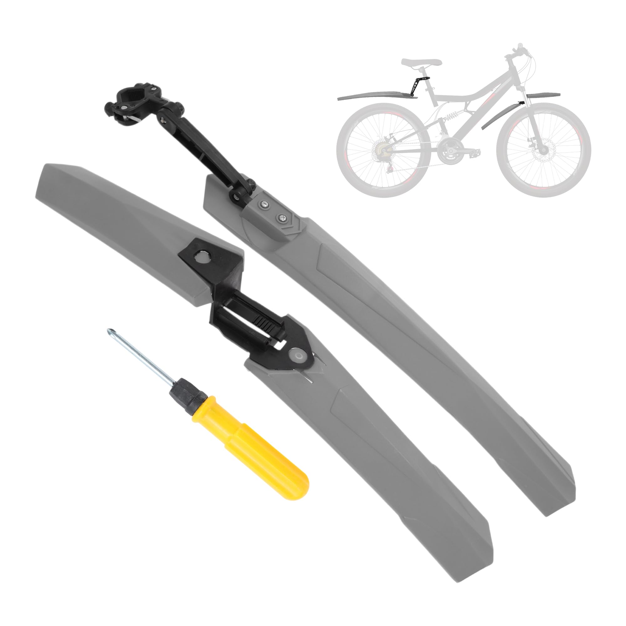 Amazon | BULLSPANN 自転車 フェンダー マウンテンバイク 工具付き