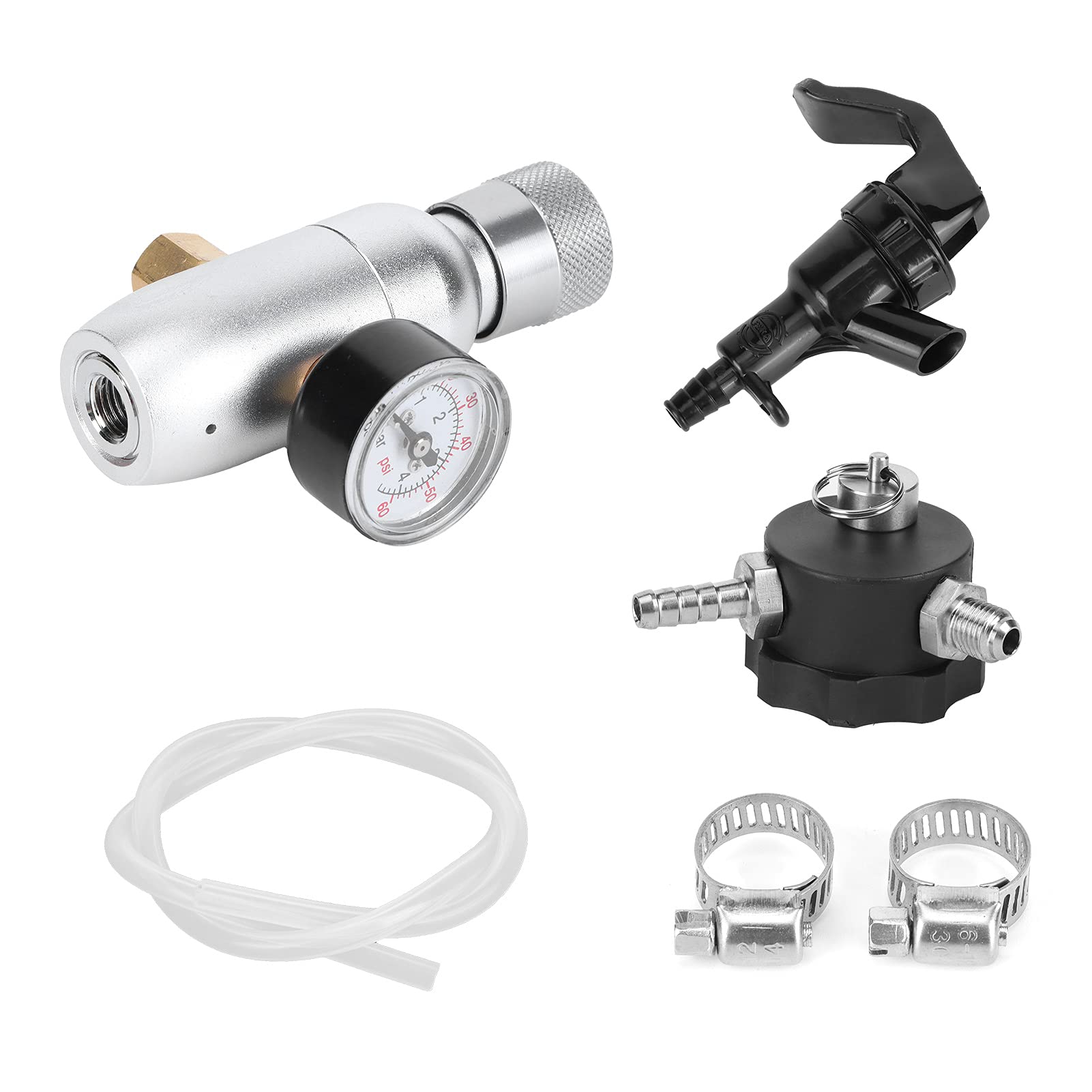 Grifo De Cerveza, Dispensador De Grifo De Cerveza, Regulador De CO2, Kit De Grifo Dispensador De Cerveza De Acero Inoxidable, Equipo De Barril De Cerveza Casero Portátil, Accesorios Para Barril De Cer