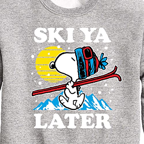 HYBRID APPAREL - Peanuts - Ski Ya Later - Toddler and Youth Crewneck Fleece Sweatshirt3