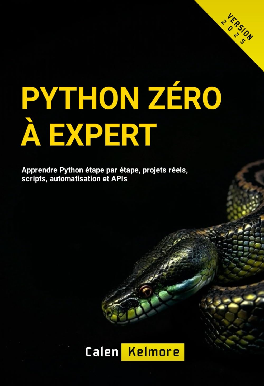 Python Zéro à Expert: Apprendre Python étape par étape, projets réels, scripts, automatisation et APIs