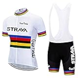 Cycling Jersey Men Set Bib Shorts Set Summer Mountain Bike Bicycle Suit Anti-UV Bicycle Team Racing Uniform Clothes