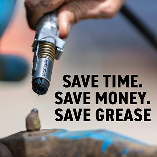 Miniatura 9 de Acople para pistola engrasadora LockNLubepunta de empalme para acople engrasado Zerk fácil de colocar y quitar se mantiene fijola grasa queda