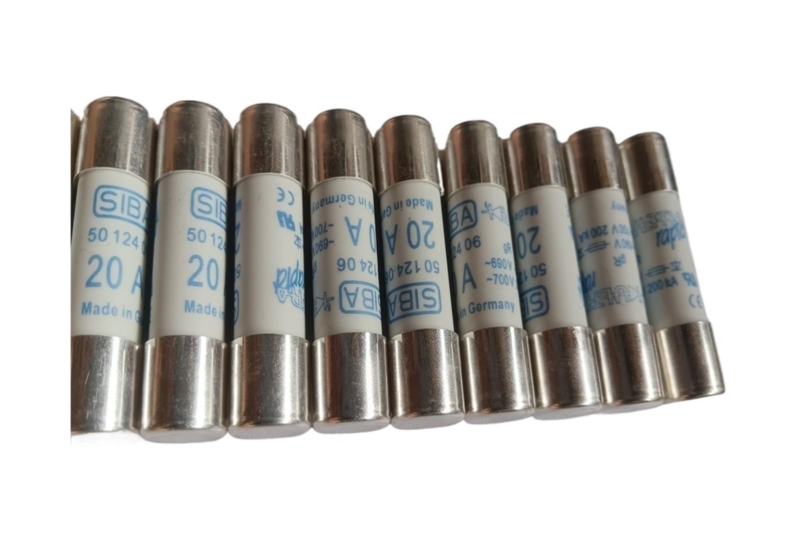 Fusibles 20A 690V GR 5012406 de taille 14x51 pour protection de circuits ind