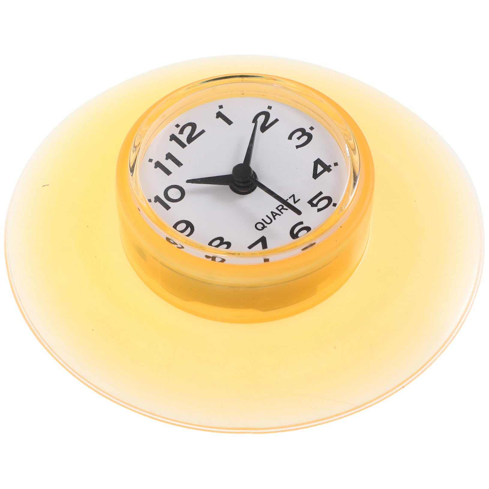 STOBAZA Decorative Clock for Bathroom Silent Cup Wall Clock for Humid Environments for Showers Kitchens and Spa Rooms Vintage Design No Battery Included