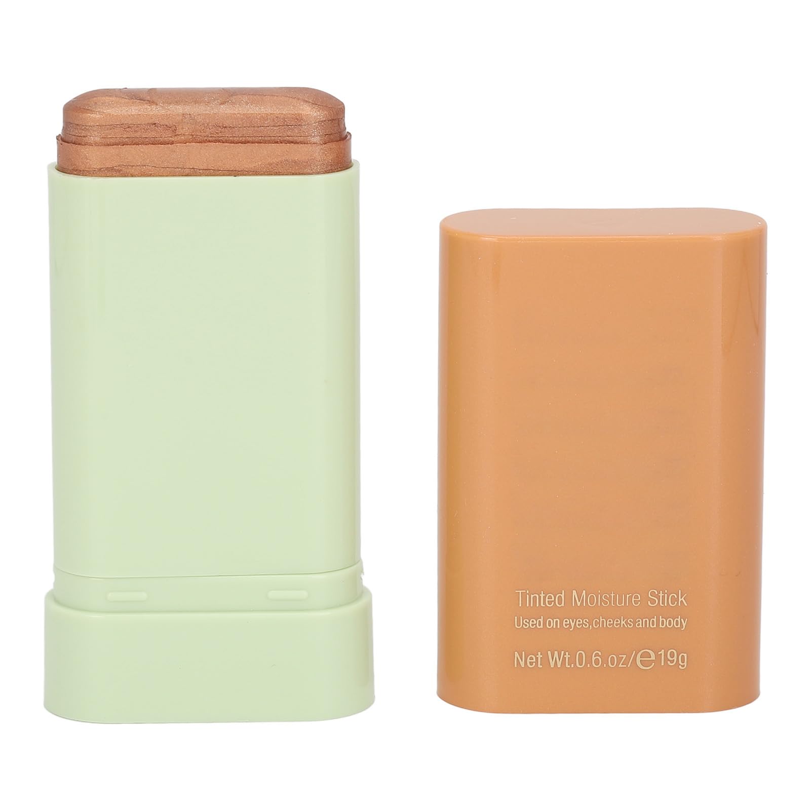 ZJchao Barra iluminadora, barra de contorno de larga duración para esculpir la cara, varita de belleza rubor para mejillas y tinte